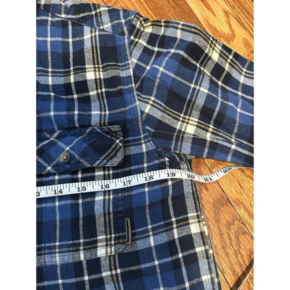 Legendary Whitetails The Original Buck Camp Flannel Men Med Plaid Corduroy Cuffs - Picture 4 of 5